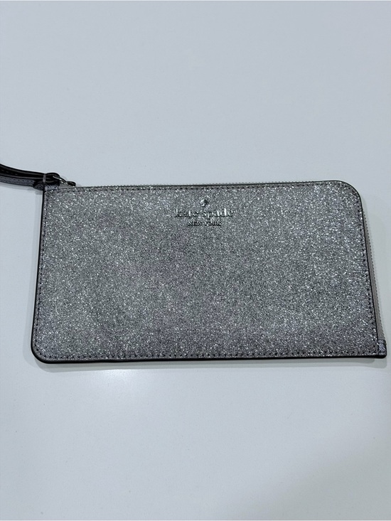 kate spade Handbags - Kate Spade New York Lucy Glitter Medium L-Zip Wristlet